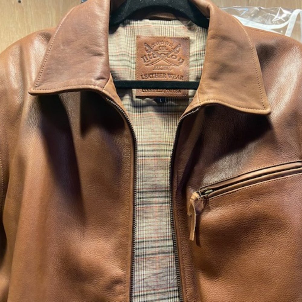 Colonel Littleton Rare Leather Jacket, Size L, Vintage